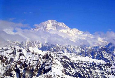 Denali 6.194m Südwand beim Hinflug