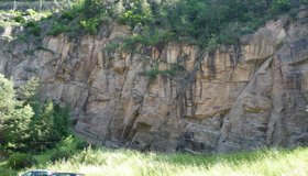 Übersicht Klettergarten La Cava St. Ulrich / Gröden