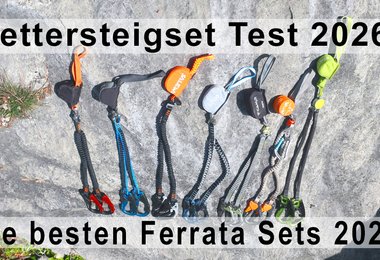 Klettersteigset Test 2026 - die besten Klettersteigsets