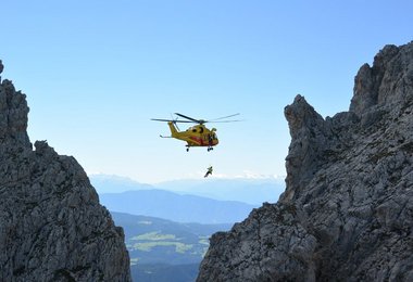 Bergungen sind teuer, insbesondere mit dem Helikopter 