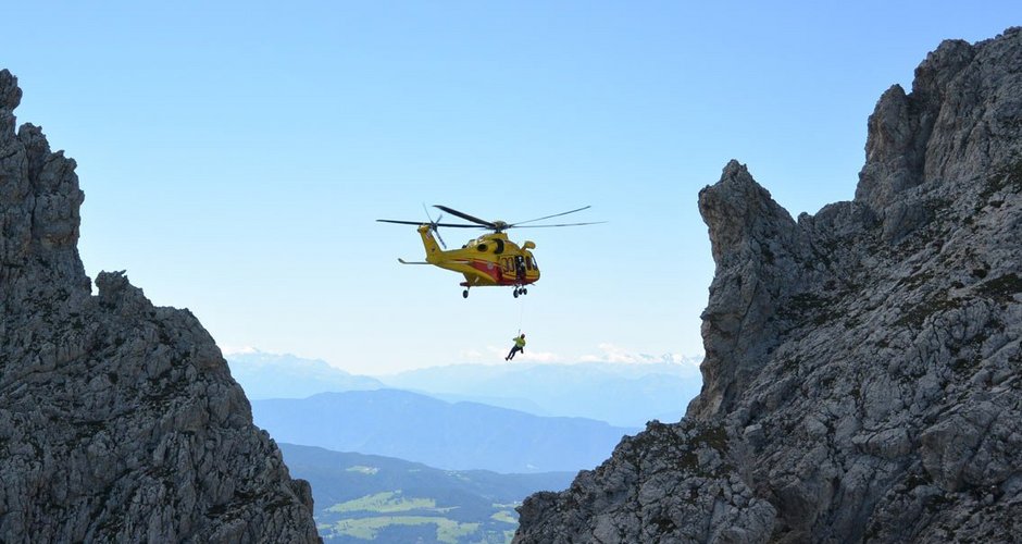 Bergungen sind teuer, insbesondere mit dem Helikopter 