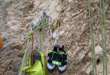 An den Standplätzen in großen Wänden ein bequemer Begleiter.
