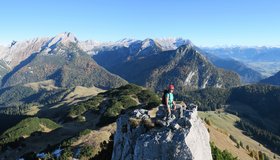 Und immer hat man ein perfektes Panorama.