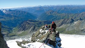 Hochbetrieb herrscht auch oft auf dem Stüdlgrat.