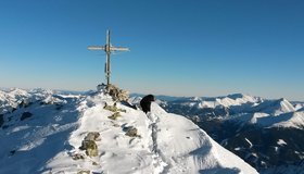 Dario auf dem Gipfel