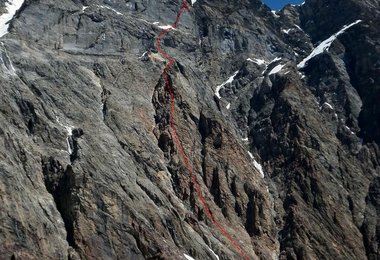 Erstbegehung Rottalhorn (3971m) Westwand