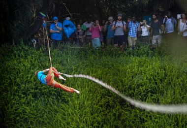 Highline an den Victoria Falls (c) Jacques Marais