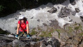 Immer direkt oberhalb der reißenden Gurgler Ache