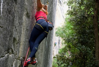 Angelika Rainer in Pungitopo, 8c+ (c) Marco Servalli 