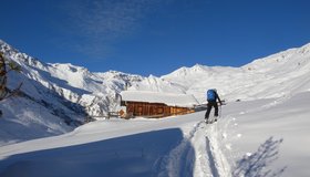 Hütten oberhalb der Hobalm