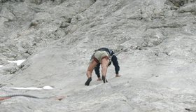 Plattenklettern am Großen Priel