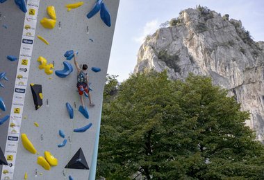 Der Rock Master direkt in Arco.