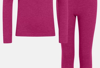 Klassisches Active Warm Base-Layer-Set in Farbe Festival fuchsia