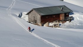 Einer der Gegenanstiege - bei der Labeggalm.