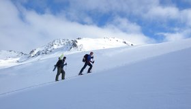 Kurz vor dem Nadernachjoch.