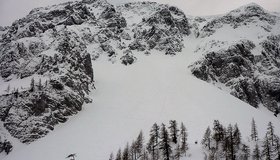 Detailansicht Gipfelrinne