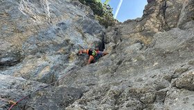 Die letzte Seillänge - Bruderherz - Spitzhüttenkopf - Breitgriesskar im Karwende