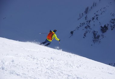 Bei der Abfahrt