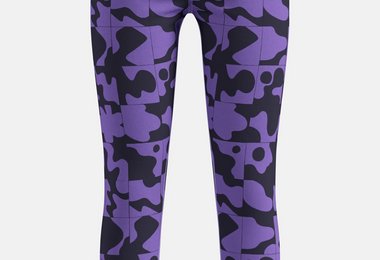 Adventurer Active Warm Base-Layer-Tights mit Print in Farbe Afterparty