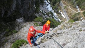 Danach kommt nochmal eine steile Wand