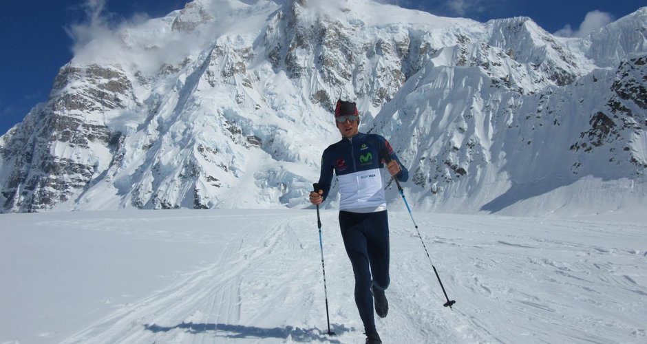 Karl Egloff Denali Rekord - beim Rekordlauf