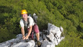 Steile Kante - Ferrata Spigolo Bandiera