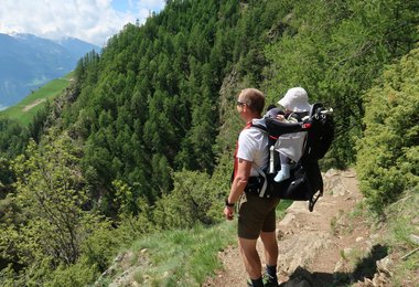 Mit der Osprey Poco Plus am Meraner Höhenweg In den Ötztaler Alpen