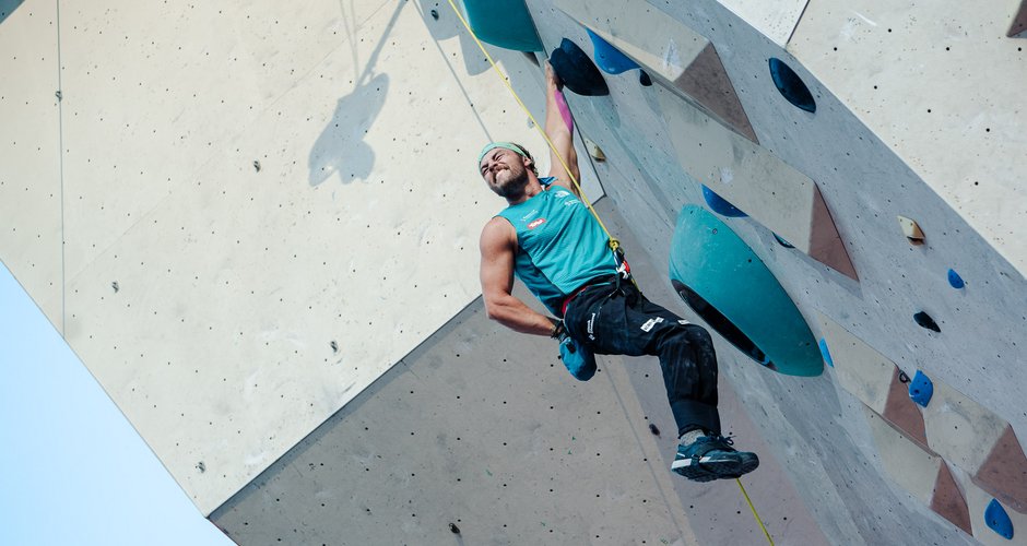 Die  Paraclimbing-Elite bei den Herren Angelino Zeller