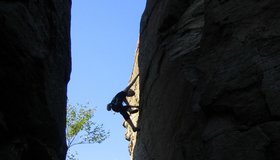 Klettern im Klettergarten Burg Aggstein - Spiraltürme