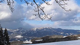 Blick vom Parkplatz nach Norden