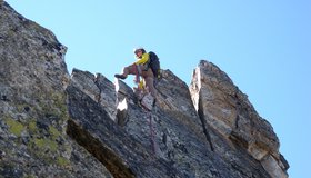 Auf dem NO-Grat des Acherkogels