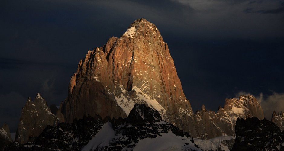 Der Fitz Roy im Abdendlicht (c) Hannes Mair