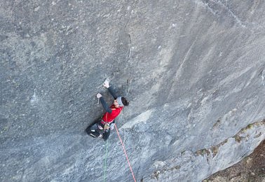 Alex Luger in Psychogramm, 8b+, clean (c) Beat Kammerlander