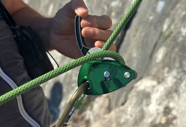 Das Ablassen mit dem Grigri +