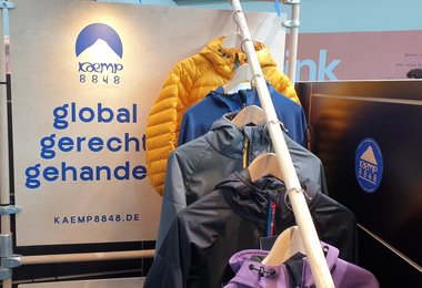 Sehr kleine Marken wie Kaemp 8848 sind mit einem echten Stand in München 