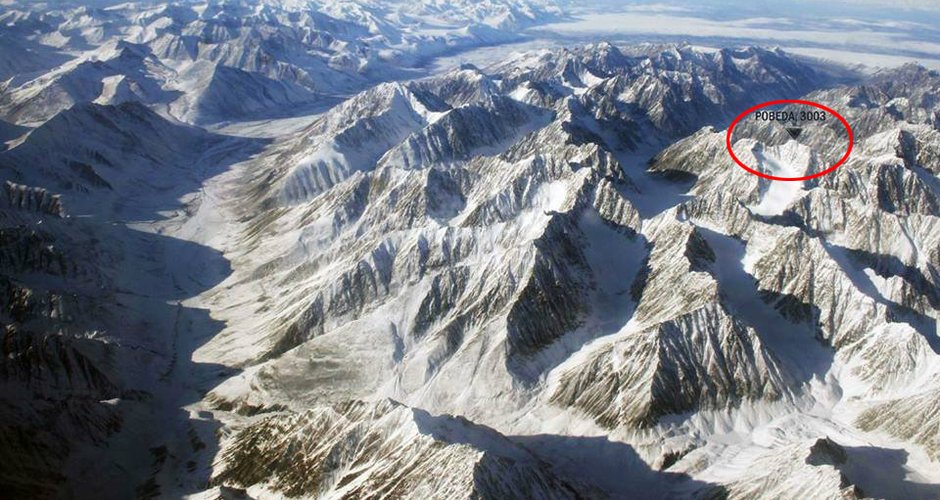 Cerskij Gebirge mit dem Gora Pobeda (c) Archiv Moro/Lunger
