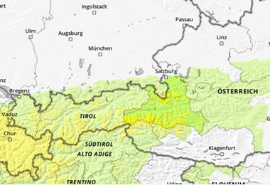 Gefahrenstufen im Lawinenlagebericht