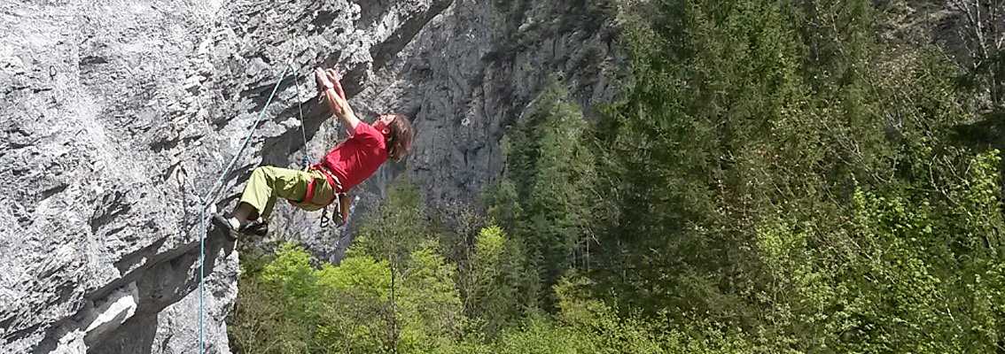 Klettergärten in den Stubaier Alpen