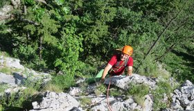 Ende der 4. Seillänge
