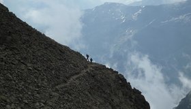 Am eigentlichen Klettersteig