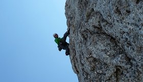 In der Route Östlicher Nordkantenpfeiler  - Koschutnikturm 