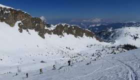 Gipfelhang mit Leobner Mauer