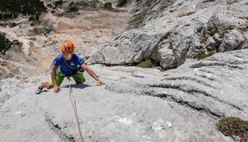 JoeSamite Großes Häuslhorn Reiteralpe Klettern - 6. Seillänge