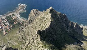 Blick auf den flacheren Teil von oben