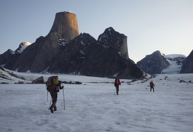 Letzte Etappe zum Mt. Asgard © Olive Favresse