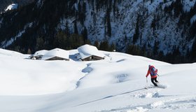 Abfahrt - bei der Foissenkaralm.