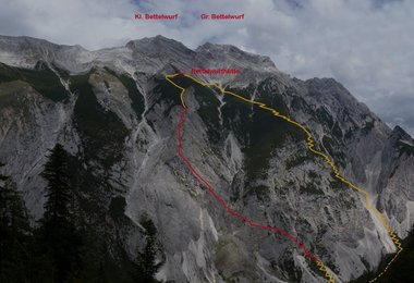 Absamer Klettersteig Bettelwurfhütte