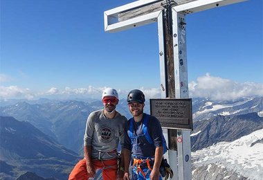 Auf dem Großvenediger, 3666 m, Hohe Tauern