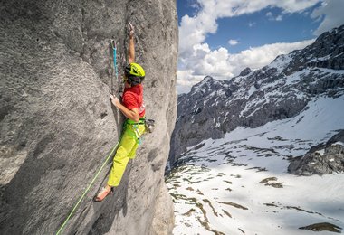 Daniel Gebel in  der Route  "Hands Down" (c) Sivan Metz