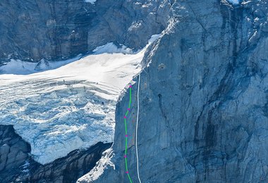 Übersicht DüDaDo im Nirgendwo -Scheideggwetterhorn © John Thornton and edited by Jonas Schild